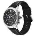 thumbnail image 4 of Titan Stellar Quartz Multifunction Black Dial Leather Strap Watch for Men, 4 of 5