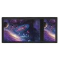 thumbnail image 4 of Chririnla Stretch Polyester Children's Wallet with Compact Foldable Kids Trifold Wallet for Sports, Galaxy Planet Pattern Toddler Wallet, 4 of 7