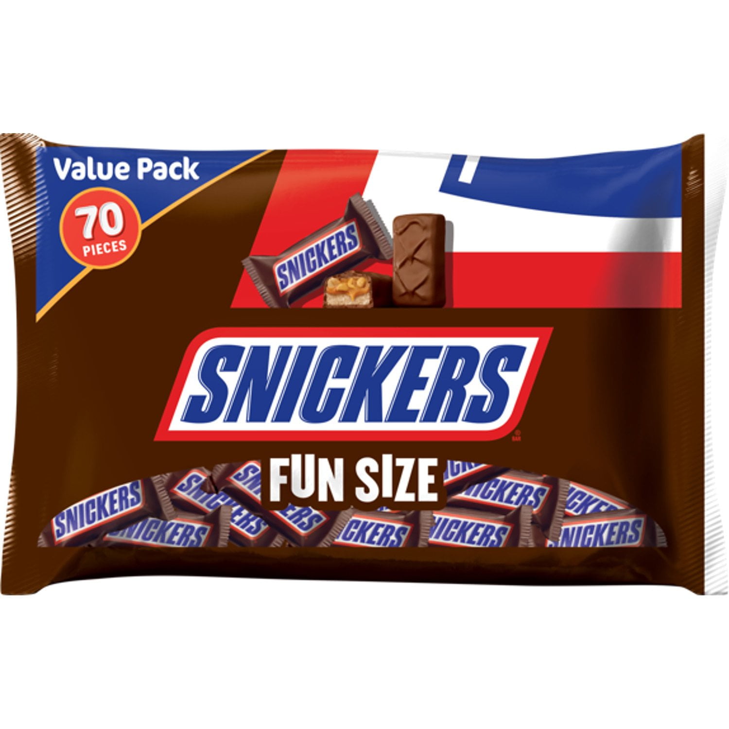 Snickers Fun Size Chocolate Candy (42 Ounce, 70 Count)