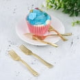 thumbnail image 3 of WORGEOUS 48Pcs Plastic Spoons Forks Disposable Cutlery Ice Cream Dessert Spoon Forks Party Supply, 3 of 8