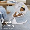 thumbnail image 3 of Jool Baby Nova Swing for Newborns with Bluetooth & Remote Control (Updated Model, Stone), 3 of 9