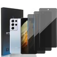 thumbnail image 1 of Zonyee [3 Pack] Privacy Screen Protector Compatible for Samsung Galaxy S21 Ultra 6.8-inch, Anti-Spy Tempered Glass Film, Scratch Resistant, Easy Install, Bubble-Free, 1 of 9