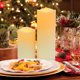 thumbnail image 2 of Popular! Flickering Flameless Candles With Remote Battery Operated Timer LED Candles Outdoor Waterproof Pillar Ivory Candles Light Clearance, 2 of 5