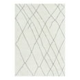 thumbnail image 3 of Unique Loom Soft Touch Shag Collection Area Rug - Dora (4' 1" x 6' 1" Rectangle Ivory/Gray), 3 of 7