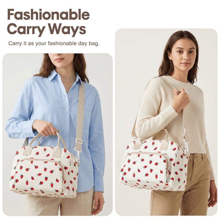 Gocvo Insulated Corduroy Lunch Bag for Women photo 3
