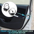 thumbnail image 2 of Front Left Right Power Door Lock Actuator Motor with Cable for Nissan Rogue 2008-2015 No.80501JM10A Pair, 2 of 6