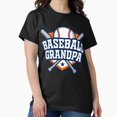 thumbnail image 1 of Baseball Grandpa Gift Matching Family Names Also Available G22126 Classic Unisex Tee – Extended Sizing Up to 5XL, 1 of 4