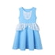 thumbnail image 1 of Vestido de princesa sin mangas para niñas, traje de algodón con estampado de sirena, Rapunzel, Belle, 2-7 años, 1 of 1