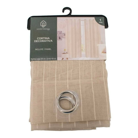 Cortina Decorativa Home Trends Café 213 x 135 cm