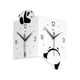 thumbnail image 2 of Reloj de pared con luz nocturna, fácil de leer, doble cara, versátil, fácil de instalar, decorativo, sin tic-tac, para el hogar, oficina, cocina, 2 of 9