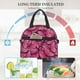 thumbnail image 4 of Fotbe Butterfly Bolsa de Almuerzo con Estampado, Lonchera Aislada, Contenedores de Comida Reutilizables Tipo Cooler a Prueba de Fugas, 4 of 7