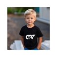 thumbnail image 1 of Camiseta con estampado del alfabeto para adolescentes: camiseta de manga corta de algodón transpirable con diseño de CR7, camiseta deportiva lavable a máquina para niños y niñas, ideal para jugar al, 1 of 7