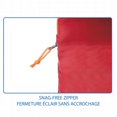 thumbnail image 2 of Ozark Trail 10C Sleeping Bag, 72" (L) x 30" (W), Temp Rating +50℉/+10℃, Polyester Fabric, Red, 2 of 8