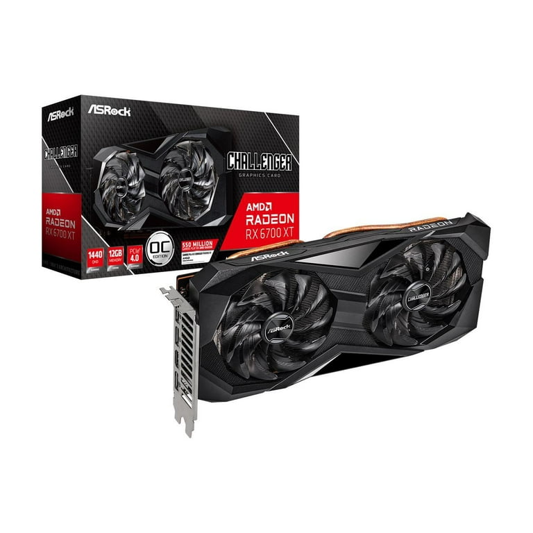 ASRock Challenger D Radeon RX 6700 XT 12GB GDDR6 PCI Express 4.0 
