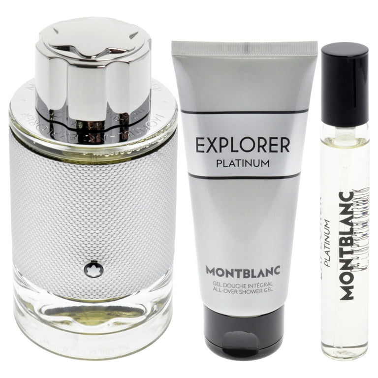 Montblanc, Explorer Platinum, Woody Aromatic, 3 Pc Gift Set