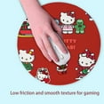 thumbnail image 2 of Hello Kitty Christmas Anime Mouse Pad, Gaming Mouse Pad Anti-Slip Rubber Base, Laptop Mouse Pad, Office Desktop Mouse Pad 8x8 Inch, 2 of 5