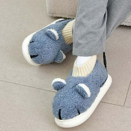 

Zedker Plush Slippers for Women Trendy Slippers for Women Usb Heated Slippers Cartoon Heated Feet Warmer Winter Heating Shoes Warm Plush Indoor Slippers