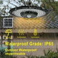 thumbnail image 3 of Versatile Solar-Powered UFO Light with Remote Control - 180 LEDs, Adjustable Brightness, 3 Color Options, PIR Motion Sensor, Multiple Modes, Waterproof IP65, Perfect for Indoor/Outdoor Use, 3 of 6