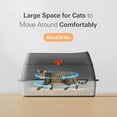 Stainless Steel Litter Box, Enclosed Removable XL Extra Large Litter
