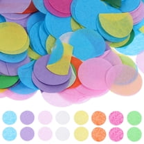 RENACLIPY Assorted Color Paper Confetti Balloon Filler for Party 5Packs