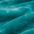 thumbnail image 3 of Clara Clark  Ultra Plush Thick Reversible Microfiber Heavy Blanket - Raschel Imitation Mink Blanket Teal Full - 55x82 Solid Color, 3 of 5