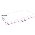 thumbnail image 4 of vidaXL Table Top Light Brown 100x60x(2-4)cm Treated Solid Wood Live Edge, 4 of 5