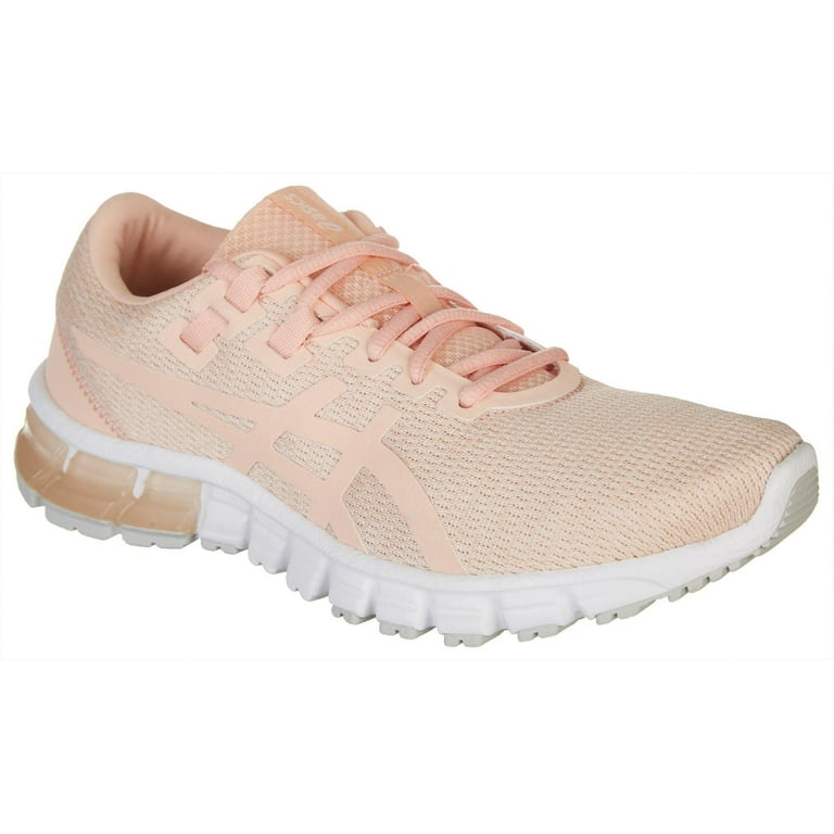 asics women's gel-quantum 90 running shoes, 8m, bakedpink