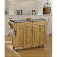 thumbnail image 3 of Homestyles Create-a-Cart Wood Rolling Kitchen Cart in Brown, 3 of 27