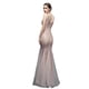 thumbnail image 3 of Vestido de noche de talla grande con escote en V y lentejuelas de sirena, vestido sexy, vestido formal de fiesta de graduación, vestido largo para mujer, 3 of 5