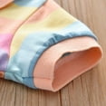 thumbnail image 6 of Summer Toddler Kid Girls Cotton Bunny Rainbow Pincess Dresses Pleat Dress, 6 of 9
