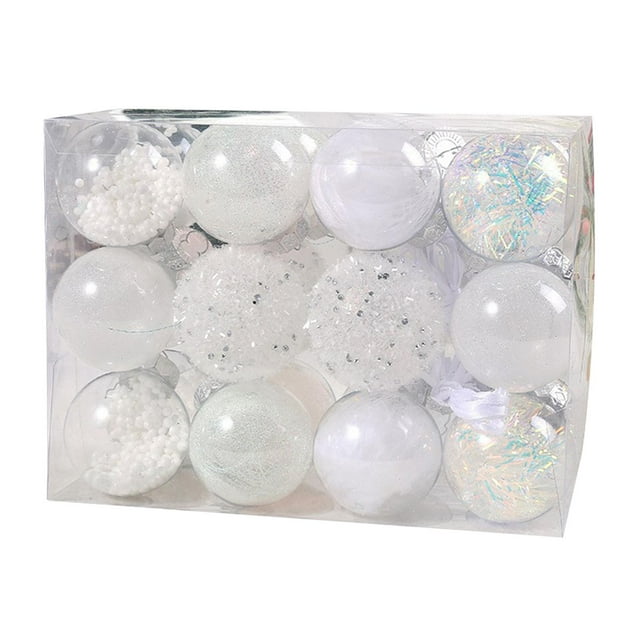 Adornos de bolas de Navidad perfecl 24 piezas Decoraciones manualidades colgantes