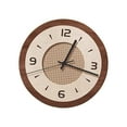 thumbnail image 4 of deevoka Hanging Art Clock Lightweight Clock for Bedroom Dining Room Office Round, 4 of 9