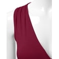thumbnail image 4 of Doublju Women's V- Neck Sleeveless Shirred Sides Tank Top (Plus Size Available), 4 of 4