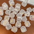 thumbnail image 3 of HLONK jewelry boxes 100pcs Small Clear Plastic Storage Containers Bead Organizer Earplug Cases, 3 of 10