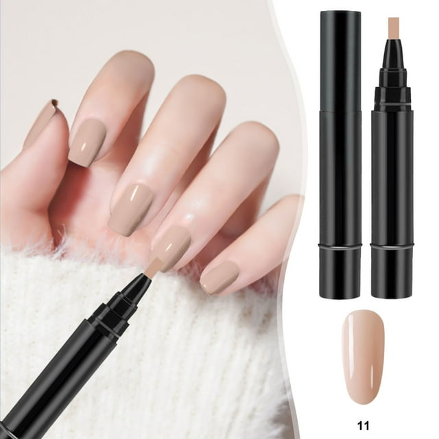DIY Nail Art Drawing Marker Pen with Soak-Off Gel Polish, Easy Application for Salon-Quality Designs, LED Compatible, 8ml