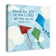 thumbnail image 2 of Creative Products Shout For Joy Psalm 100:1 24x24 Canvas Wall Art, 2 of 5