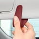 thumbnail image 4 of Soporte universal para gafas de coche Clip de gafas de sol de PU para parasol de coche (rojo vino) Likrtyny Accesorios para autos y motos, 4 of 5