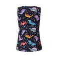 thumbnail image 5 of Lsque Cartoon Dinosaur Printed Workout Tank Tops for Women, Athletic Sports Tank Tops, Compression Sleeveless Dry Fit Shirts,Sleeveless Yoga Shirt-Medium, 5 of 9