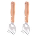 thumbnail image 4 of Meat Shredding Claws X2 - Stainless Steel Bear Claws, 4 of 5