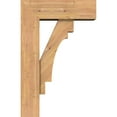 thumbnail image 3 of Ekena Millwork 7 1/2"W x 22"D x 34"H Merced Block Smooth Bracket w/ Offset Brace, Western Red Cedar, 3 of 25
