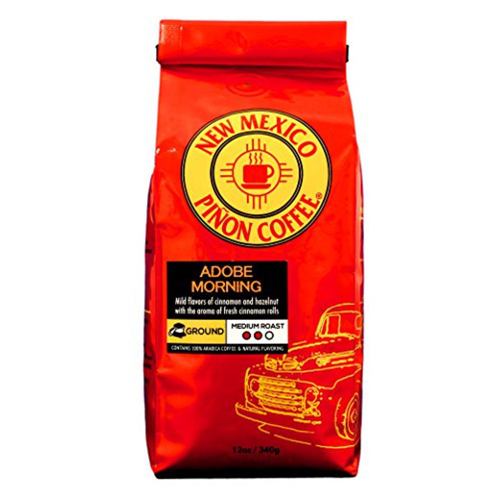 New Mexico Pinon Coffee Naturally Flavored Coffee (Adobe Morning Ground