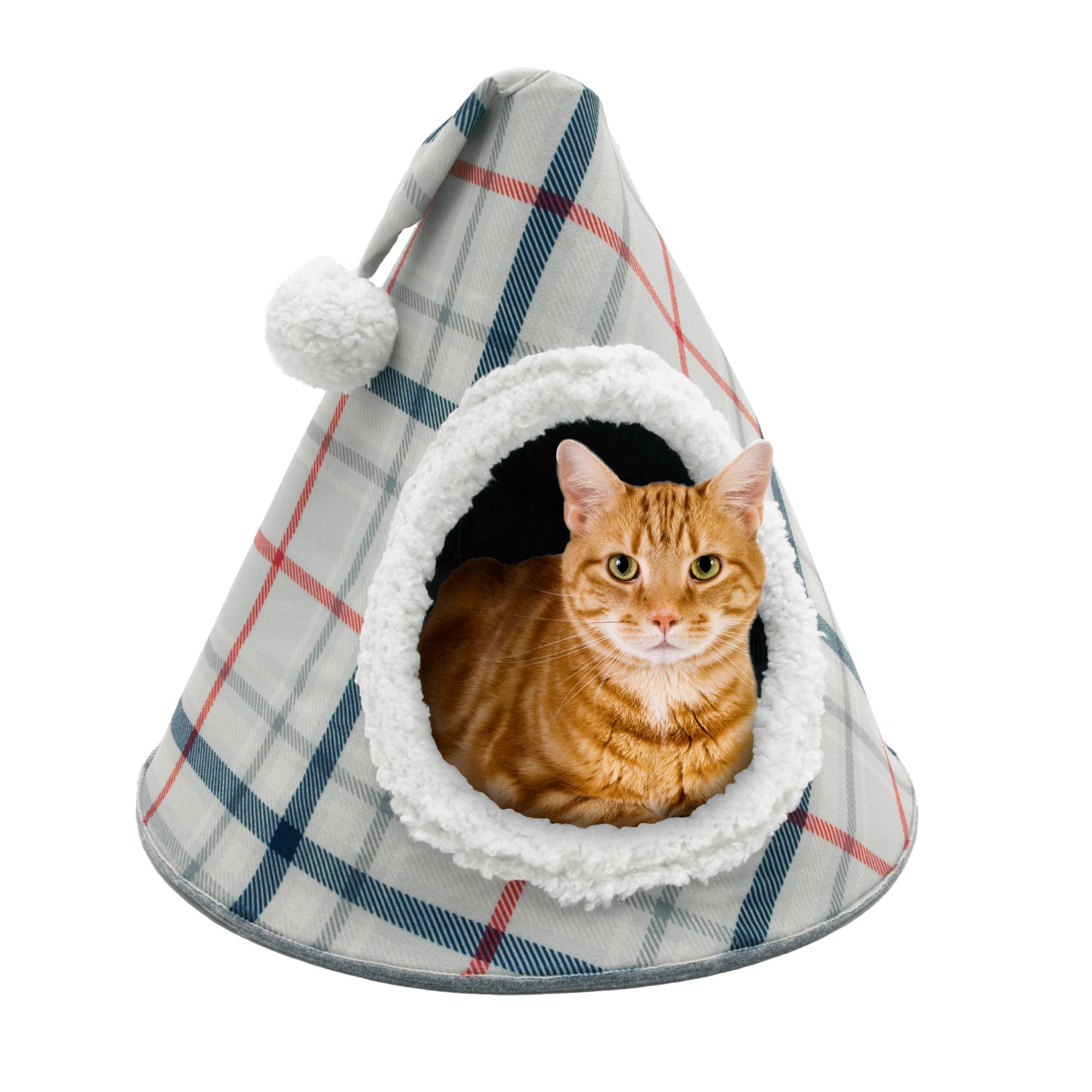 Kitty City Santa Hat Bed