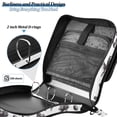 thumbnail image 4 of FORMRS Zipper Binder with Shoulder Strap 2-inch Ring 500 Sheet Capacity File Bag, Football Player Pattern, 4 of 5