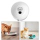 thumbnail image 4 of elevados para gatos, platos de comida para gatos de interior, comederos elevados simples estables de fácil limpieza para gatos, suministros blanco inclinado Salvador  Cuenco elevado para gatos, 4 of 9