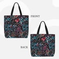 thumbnail image 2 of Fotbe Paisley Bolsa Tote con Estampado para Mujer, Bolsos con Cremallera, Bolsa de Hombro Casual de Gran Capacidad con Bolsillos Internos, 2 of 7