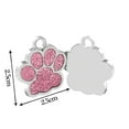 thumbnail image 6 of Dog Tags for Pets Personalized Engraving, Custom Pet ID Tag for Cat Dog Puppy, Glitter Paw Pendant, Pet Accessories, 6 of 8