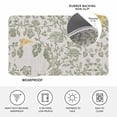 thumbnail image 3 of Farmhouse Sage Green Door Mat Indoor Outdoor, Vintage Flower Leaf Botanical Non Slip Welcome Mat with Rubber Backing, Absorbent Fabric Front Door Mats Entryway Rug for Home Patio Entrance 20"x31.5", 3 of 8
