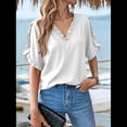 thumbnail image 2 of Tops de Verano para Mujer Blancos L, 2 of 4