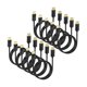 thumbnail image 1 of wonima11 DisplayPort Cable 10-Pack, 6ft DP Cord [4K@60Hz, 2K@165Hz, 2K@144Hz], High Speed Display Port Cable 120Hz 144Hz 165Hz for Gaming Monitor, Graphics Card, TV, PC, Laptop, Computer, 1 of 1