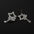 thumbnail image 5 of Pendientes de 5 estrellas, accesorios de moda para las orejas, regalos navideños para tu novia, accesorios de vestir, 5 of 5